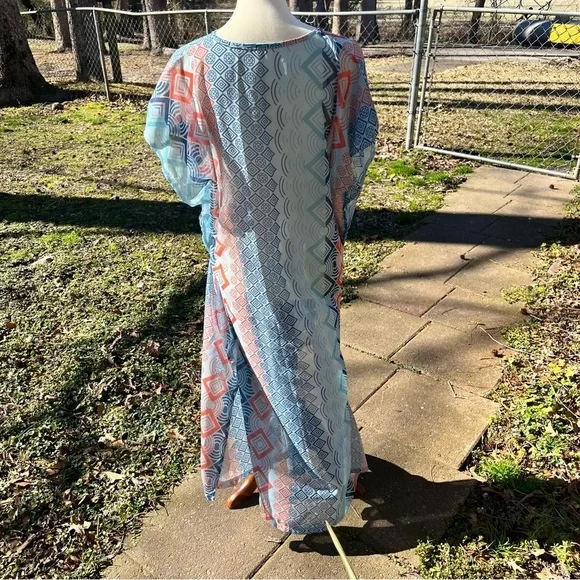 Beach swim coverup kaftan dress - Picture 6 of 6